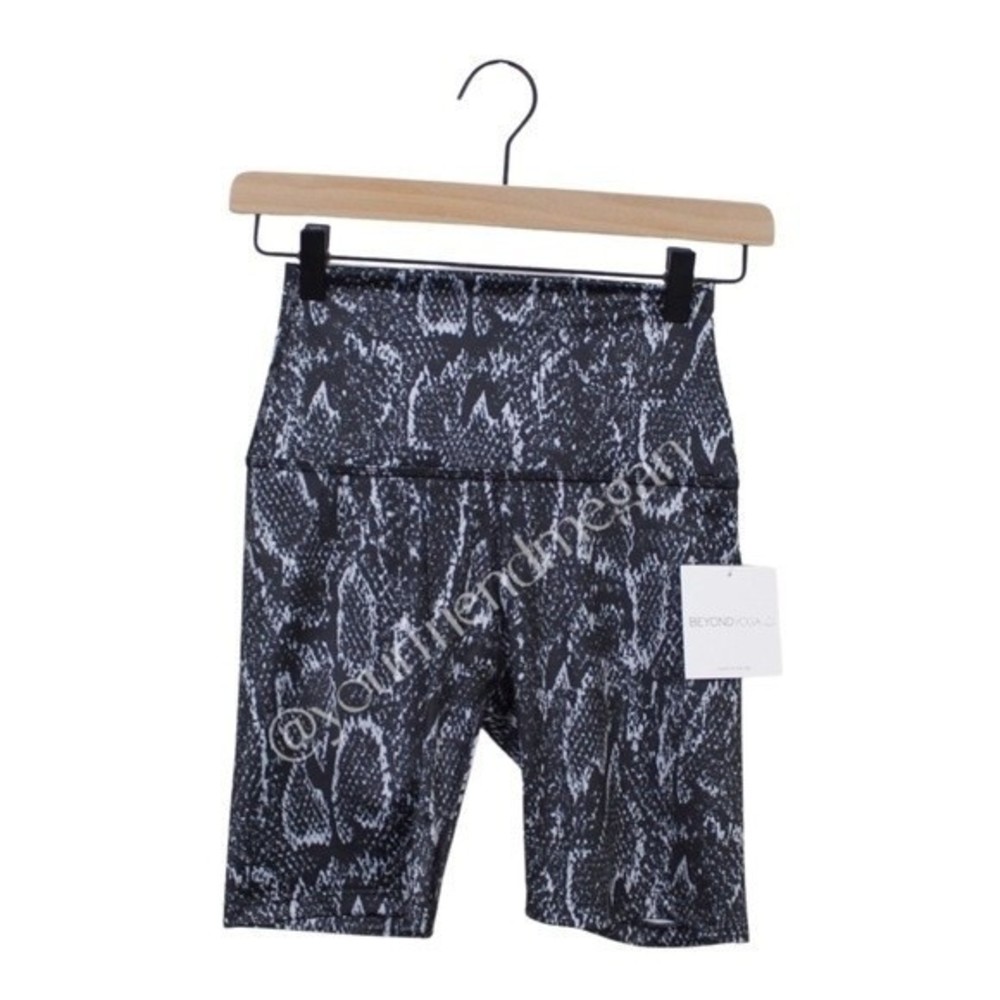 Beyond Yoga Lux Snake High Waist Biker Shorts